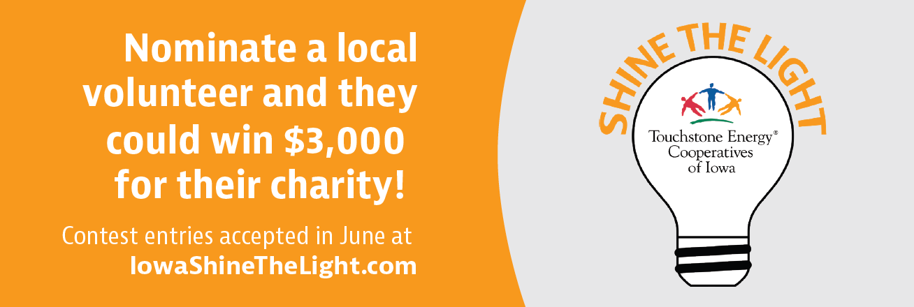 Shine the Light logo and contest details