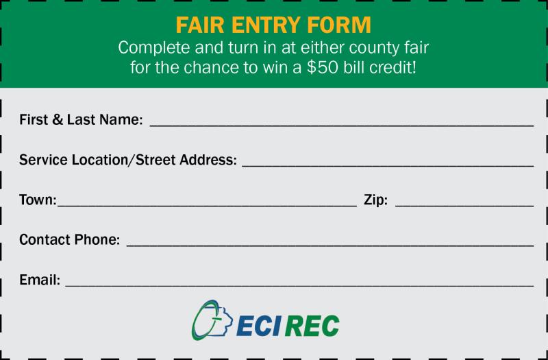 Fair entry form